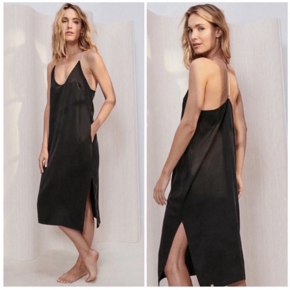 NWOT Lunya washable silk slip dress nightgown